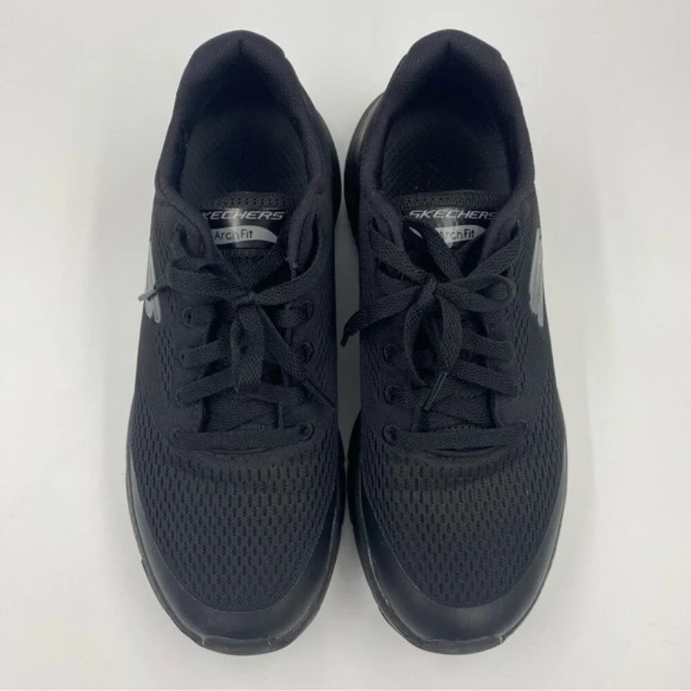 Skechers Men's Arch Fit‎ Oxford, Black/Black, 7 M US